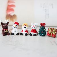 PC Plastic Hair Accessories DIY Findings, with Resin, Christmas Design & cute & fashion jewelry 20mm  25mm   22mm  13mm 