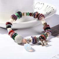 цинковый сплав браслет, с Кристаллы & Кристаллы, ювелирные изделия моды & Мужская & разные стили для выбора, 6cm, продается PC