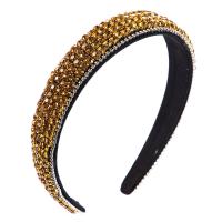 Cloth Hair Band, fashion jewelry & for woman & with rhinestone, 26mm 