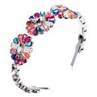 Zinc Alloy Hair Band, plated, fashion jewelry & for woman & with rhinestone nickel, lead & cadmium free, 39mm 