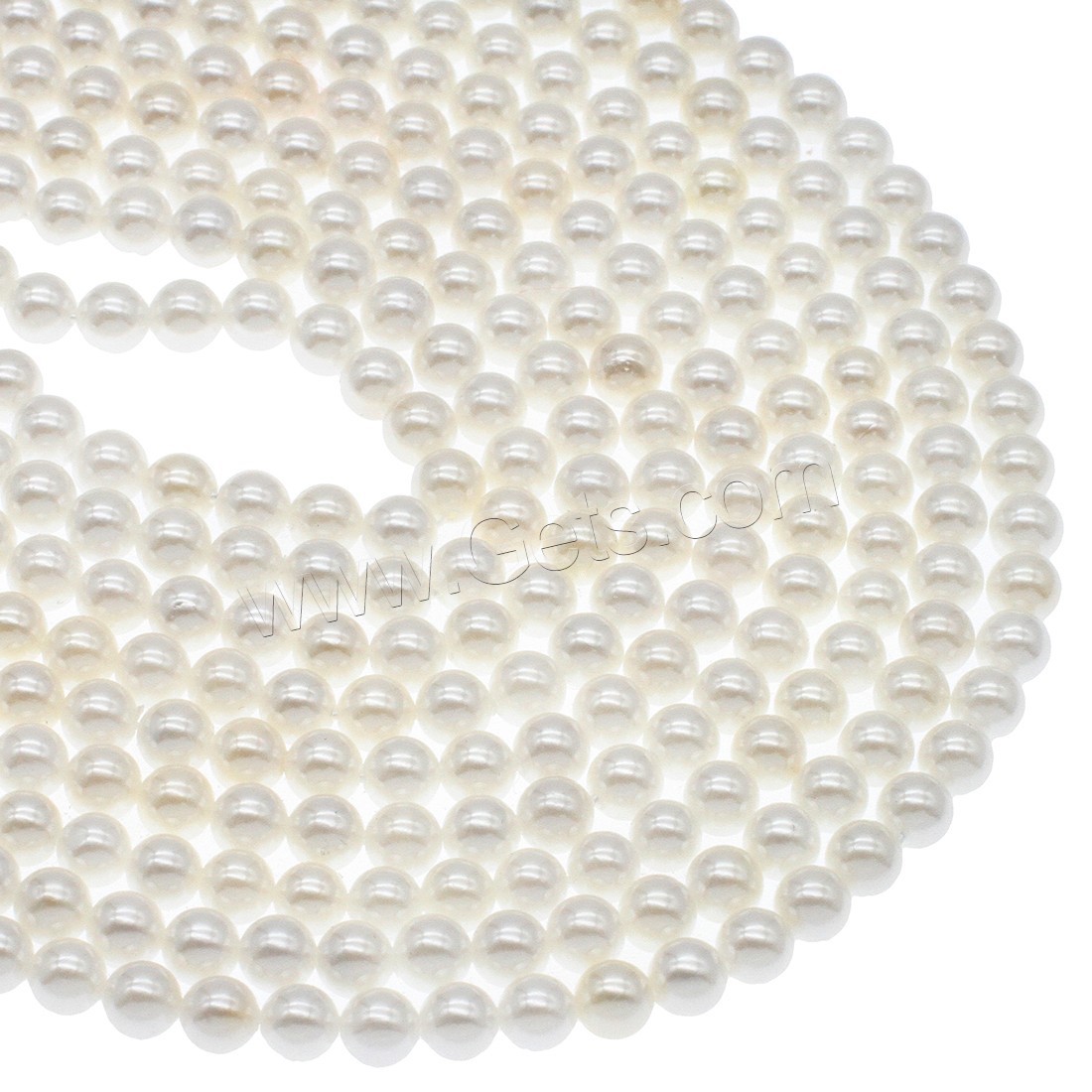 Peties perles de la mer du sud, coquille de mer du sud, Rond, normes différentes pour le choix, blanc, Trou:Environ 1mm, Longueur:Environ 14.9 pouce, Vendu par brin