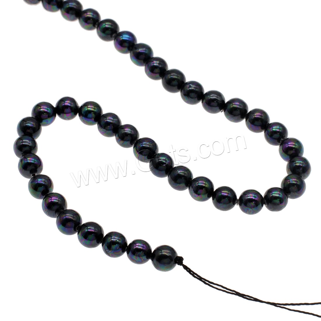 South Sea Shell Beads, Round, different size for choice, black, Hole:Approx 1mm, Length:Approx 14.9 Inch, Sold By Strand