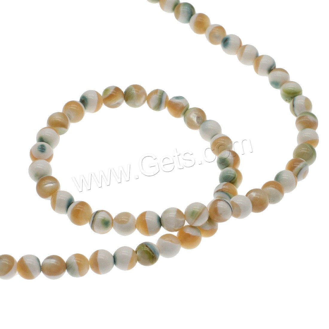 South Sea Shell Beads, Round, different size for choice, Hole:Approx 1mm, Length:Approx 14.9 Inch, Sold By Strand