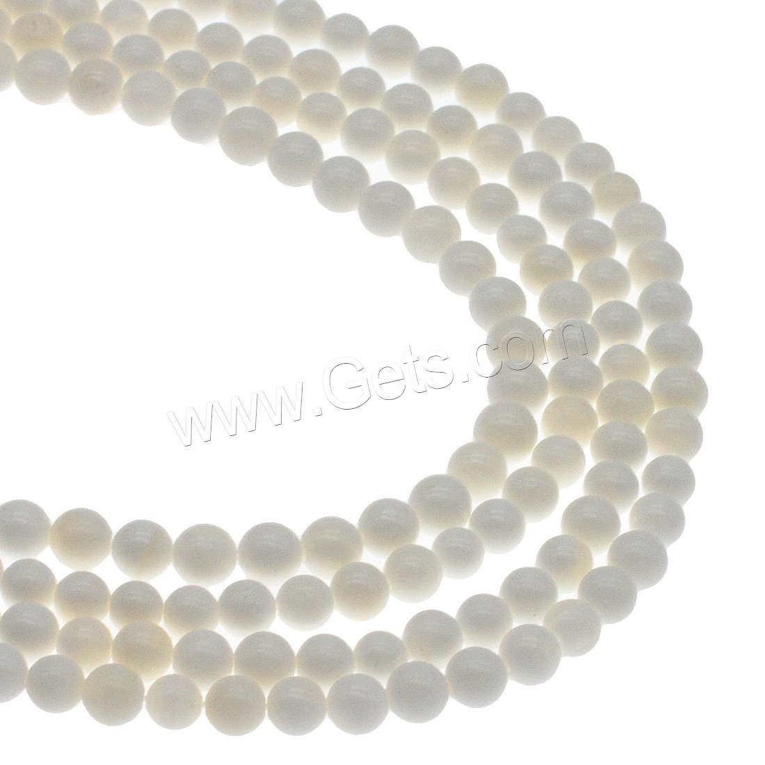 South Sea Shell Beads, Round, different size for choice, white, Hole:Approx 1mm, Length:Approx 14.9 Inch, Sold By Strand