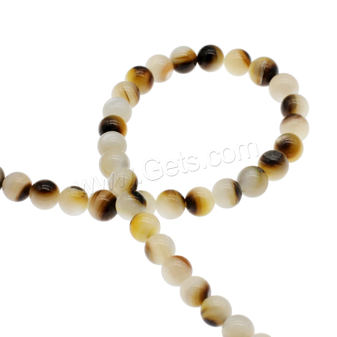 South Sea Shell Beads, Round, different size for choice, Hole:Approx 1mm, Length:Approx 14.9 Inch, Sold By Strand