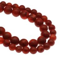 Herbe de perles de corail, herbe corail, Rond, normes différentes pour le choix, rouge Environ 1mm Environ 14.9 pouce, Vendu par brin