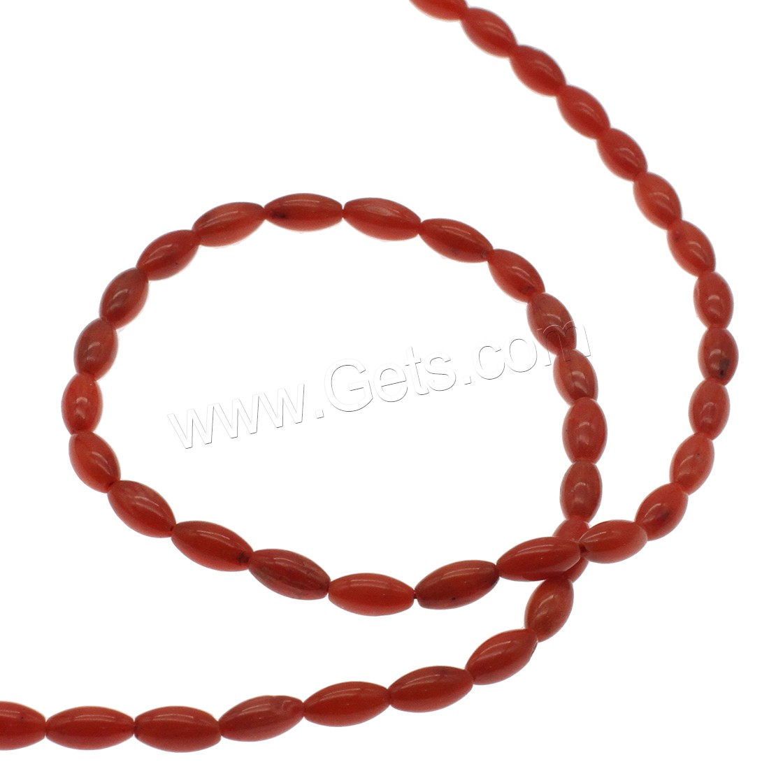 Natural Coral Beads, Olive, different size for choice, red, Hole:Approx 1mm, Length:Approx 14.9 Inch, Sold By Strand