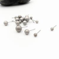 Stainless Steel Earring Stud Component, fashion jewelry & for woman, 4mm   5mm   6mm   7mm   8mm 