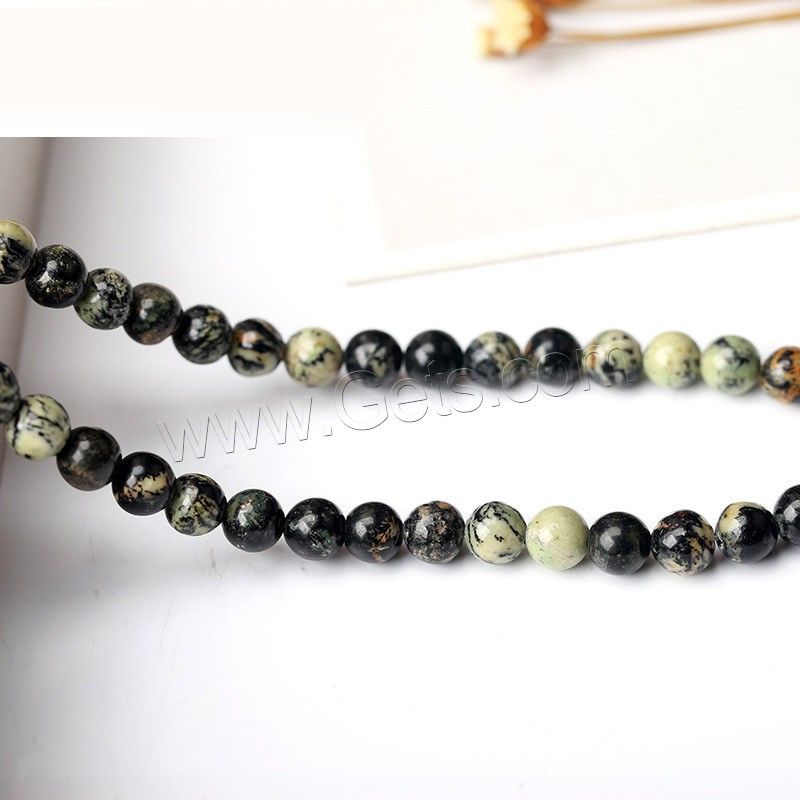 Dyed Jade Beads, Round, polished, fashion jewelry & DIY & different size for choice, mixed colors, Length:Approx 15 Inch, Sold By Strand