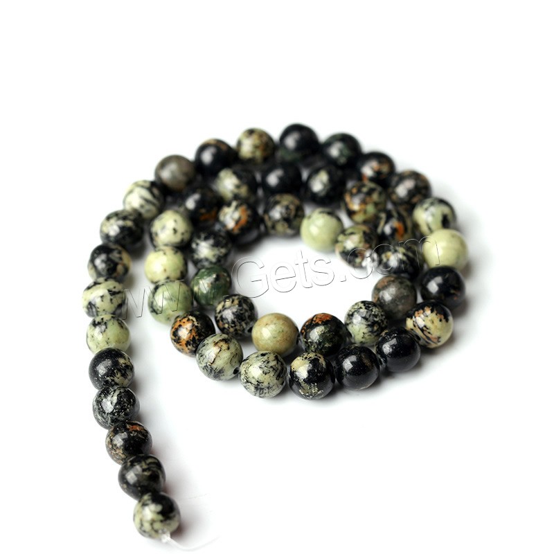 Gefärbte Jade Perlen, rund, poliert, Modeschmuck & DIY & verschiedene Größen vorhanden, gemischte Farben, Länge:ca. 15 ZollInch, verkauft von Strang