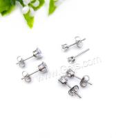 Stainless Steel Rhinestone Stud Earring, fashion jewelry & for woman & with rhinestone, 3mm  4mm  5mm  6mm  7mm   8mm  10mm 