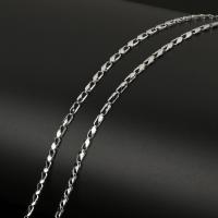 Stainless Steel Chain Jewelry, fashion jewelry & DIY, original color 