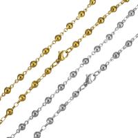 Stainless Steel Chain Necklace, plated, Unisex Approx 17 Inch 