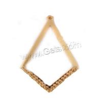 Brass Jewelry Pendants, plated, fashion jewelry 35mm, 25mm, 3mm Approx 1mm 