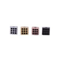 Cubic Zirconia Micro Pave Brass Beads, DIY & micro pave cubic zirconia 