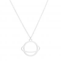 Stainless Steel Jewelry Necklace, 316 Stainless Steel, plated, fashion jewelry & for woman .72 Inch 