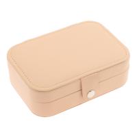 carton Multifonctionnel Boîte à bijoux, avec cuir PU & velours de coton, Portable & durable, plus de couleurs à choisir Vendu par PC