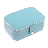 Cardboard Multifunctional Jewelry Box, with PU Leather & Velveteen, durable 