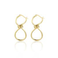 Titanium Steel Lever Back Earring, plated, fashion jewelry & for woman 