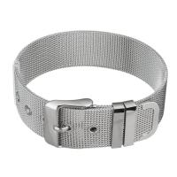 Stainless Steel Mesh Belt Buckle Bracelet, fashion jewelry & Unisex, original color 18mm Approx 8.5 Inch 