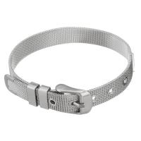 Stainless Steel Mesh Belt Buckle Bracelet, fashion jewelry & Unisex, original color 10mm Approx 8.5 Inch 