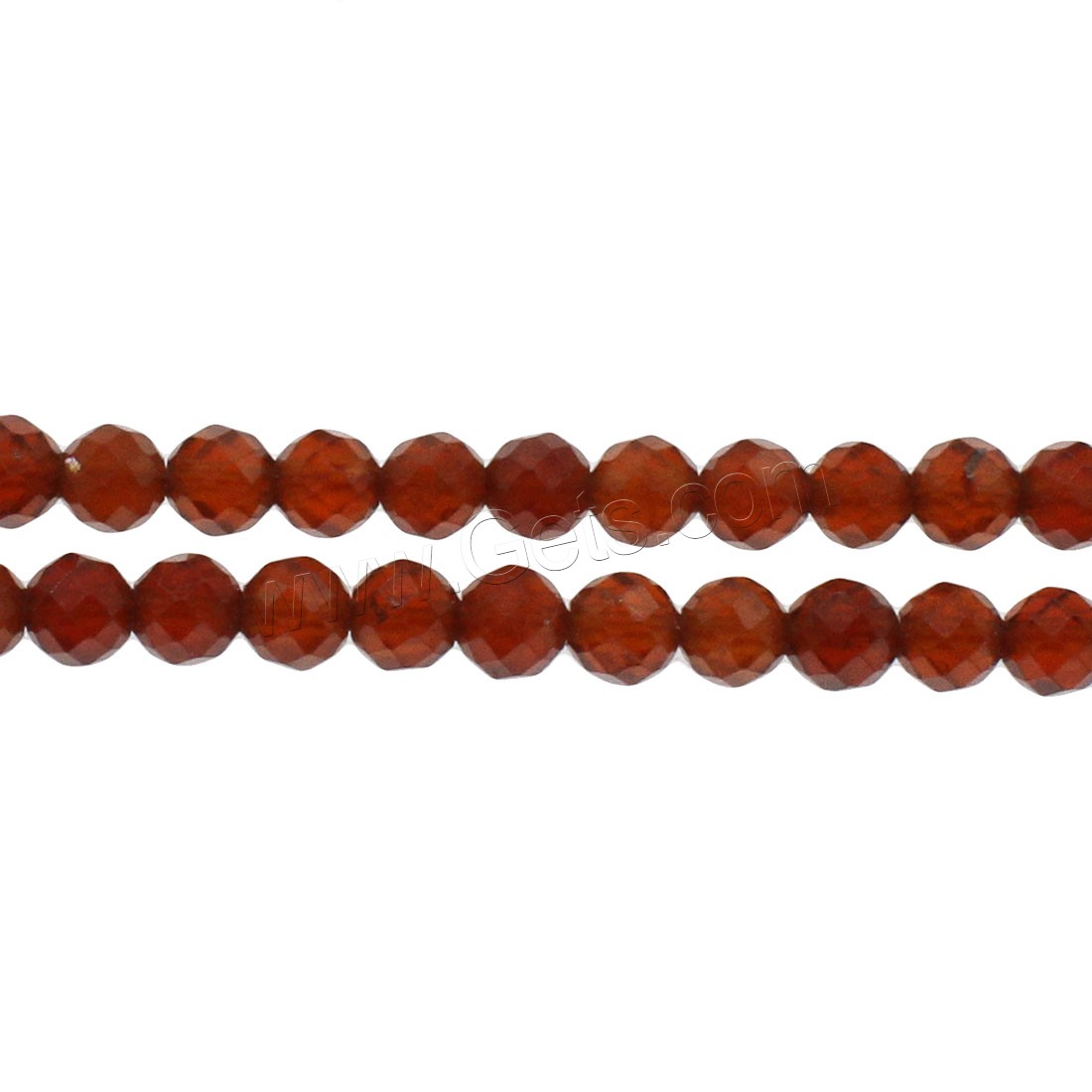 Abalorios De Granate Natural, Esférico, diverso tamaño para la opción & facetas, naranja, agujero:aproximado 1mm, longitud:aproximado 14.9 Inch, Vendido por Sarta