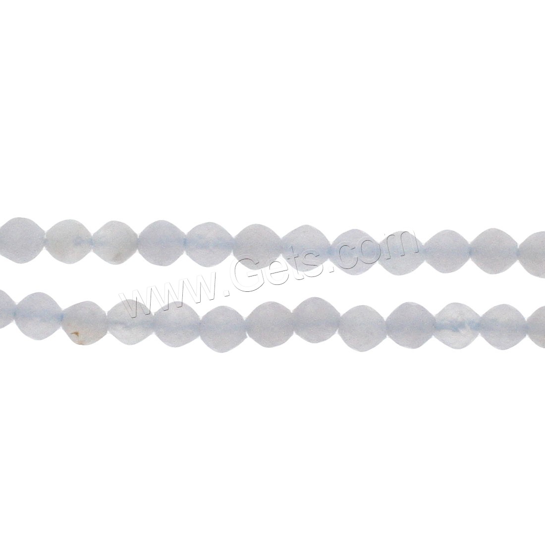 Aquamarin Perlen, rund, verschiedene Größen vorhanden & facettierte, himmelblau, Bohrung:ca. 1mm, Länge:ca. 14.9 ZollInch, verkauft von Strang