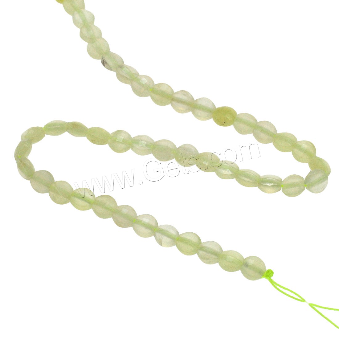 Jade Lemon Bead, different size for choice & faceted, Hole:Approx 1mm, Length:Approx 14.9 Inch, Sold By Strand