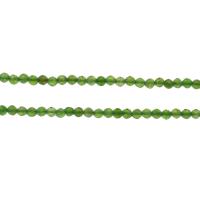 Diopsid Perle, rund, Modeschmuck & facettierte, grün, 2mm, Bohrung:ca. 1mm, Länge:ca. 14.9 ZollInch, ca. 185PCs/Strang, verkauft von Strang