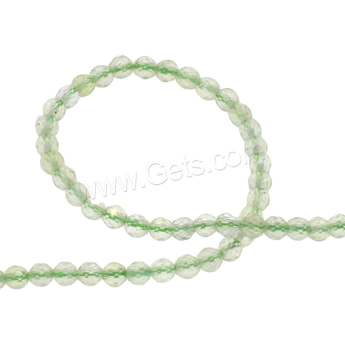 Prehnite Beads, Natural Prehnite, Round, different size for choice & faceted, green, Hole:Approx 1mm, Length:Approx 14.9 Inch, Sold By Strand