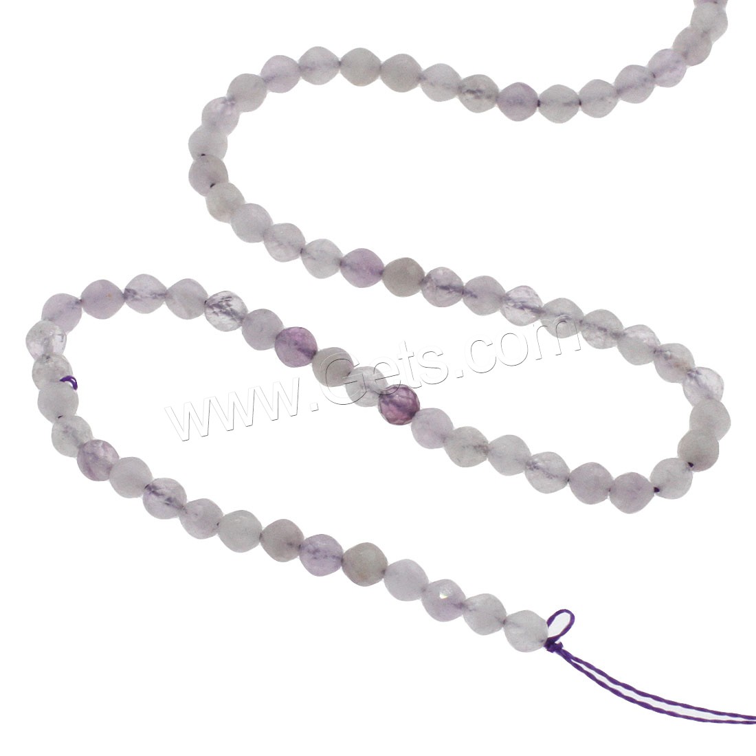 Natural Amethyst Beads, Round, different size for choice & faceted, purple, Hole:Approx 1mm, Length:Approx 14.9 Inch, Sold By Strand