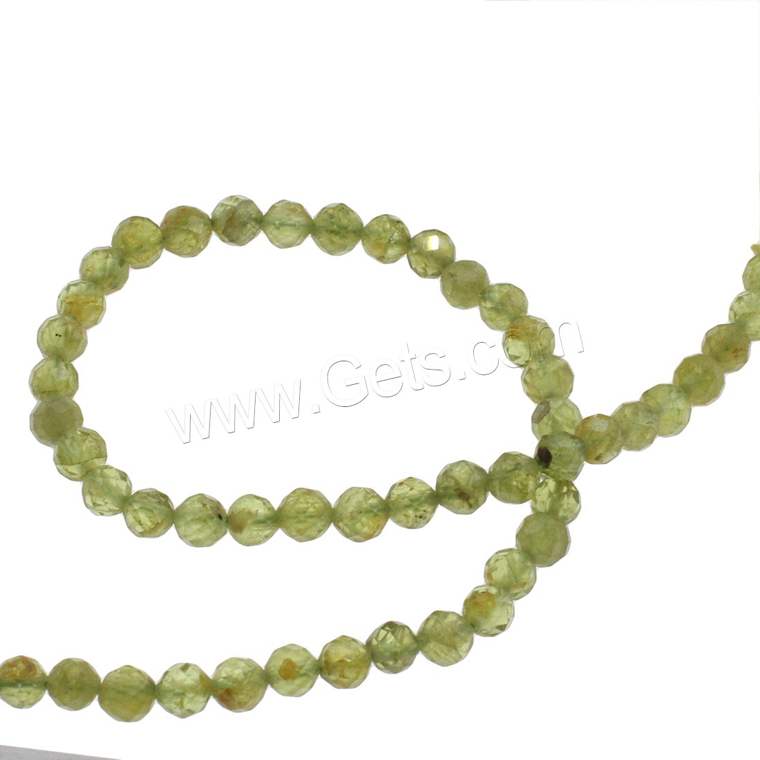 Peridot Beads, Peridot Stone, Round, different size for choice & faceted, more colors for choice, Hole:Approx 1mm, Length:Approx 14.9 Inch, Sold By Strand