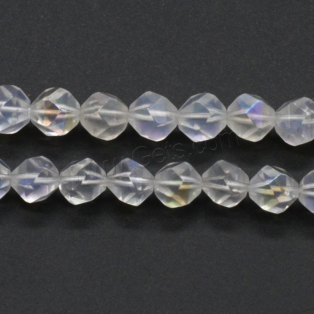 Natürliche klare Quarz Perlen, Klarer Quarz, verschiedene Größen vorhanden & facettierte, klar, Bohrung:ca. 1mm, Länge:ca. 14.9 ZollInch, verkauft von Strang