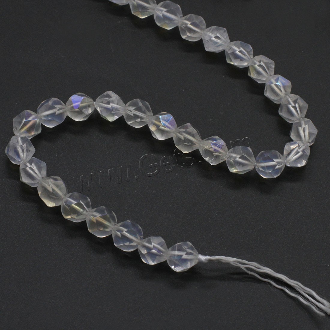 Natural Clear Quartz Beads, different size for choice & faceted, clear, Hole:Approx 1mm, Length:Approx 14.9 Inch, Sold By Strand