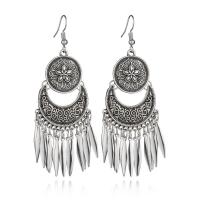 Zinc Alloy Drop Earring, plated, vintage & for woman 