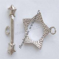 Brass Toggle Clasp, plated, fashion jewelry & with rhinestone & single-strand 26mm,19mm Approx 2mm 