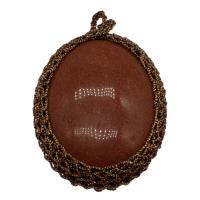 Goldstone Pendants, with Glass Seed Beads, fashion jewelry & kumihimo Approx 4mm 