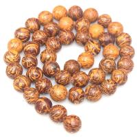 Lighter Imperial Jade Beads, Round, polished, DIY  golden yellow Approx 15 Inch 