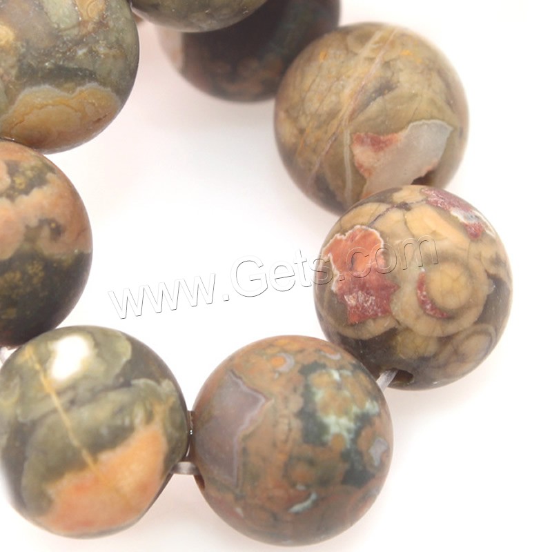Jaspis Kambaba Perlen, Kambaba Jaspis, rund, poliert, DIY & verschiedene Größen vorhanden & verschiedene Stile für Wahl, gemischte Farben, Länge:ca. 15 ZollInch, verkauft von Strang