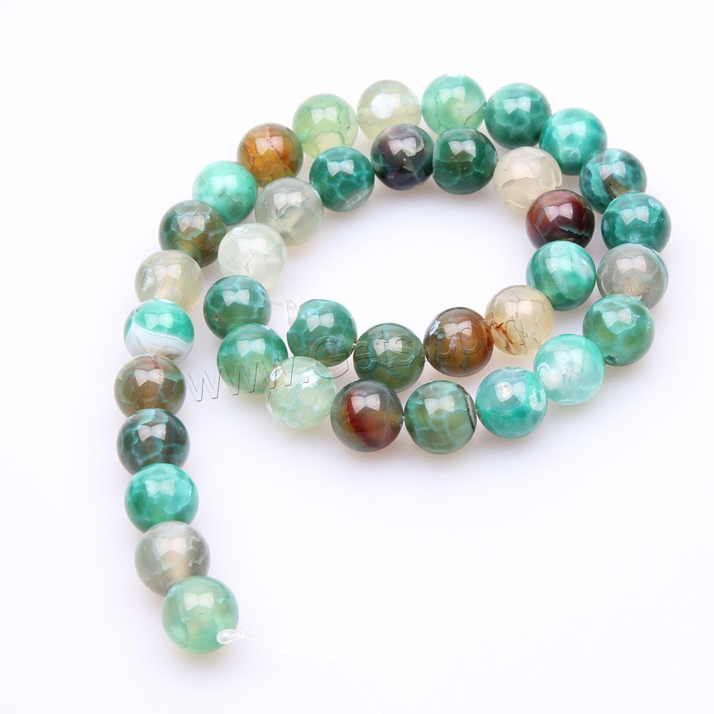 Natural Fire Agate Beads, Round, polished, DIY & different size for choice, Length:Approx 15.5 Inch, Sold By Strand