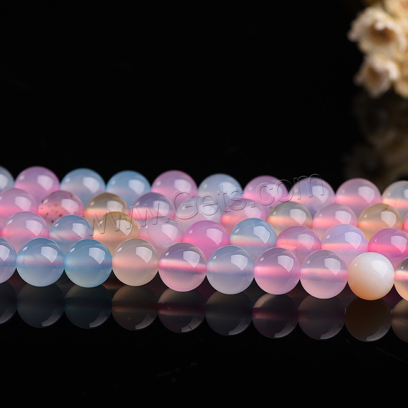Morganit Perlen, rund, poliert, DIY & verschiedene Größen vorhanden, farbenfroh, Länge:ca. 15 ZollInch, verkauft von Strang