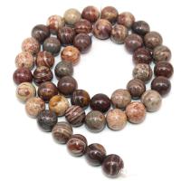 Rainbow Veins Stone Beads, Round, polished, DIY  mixed colors Approx 15 Inch 