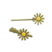 Hair Slide, Resin, Flower, 2 pieces & fashion jewelry & for woman 60mm,40mm 