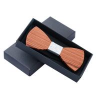 Unisex Bow Tie, Wood, with Cloth, fashion jewelry & for man 