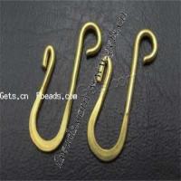 Brass Clasp Hook, plated, durable & fashion jewelry & DIY 