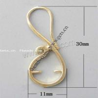 Brass Clasp Hook, plated, fashion jewelry Approx 