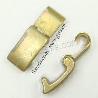 Brass Fold Over Clasp Findings, plated, fashion jewelry 