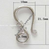 Brass Clasp Hook, plated, fashion jewelry Approx 3.5mm 