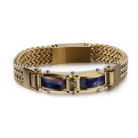 316L Stainless Steel Bracelet, fashion jewelry & for man, golden 