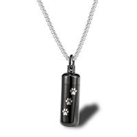 Titanium Steel Cinerary Casket Necklace, plated, fashion jewelry & Unisex Approx 23.6 Inch 